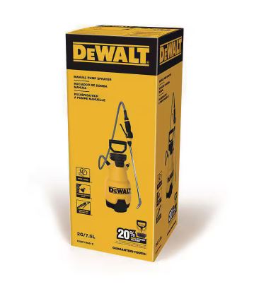 dewalt garden sprayer Dewalt 2 Gallon Manual Pump Sprayer 190612