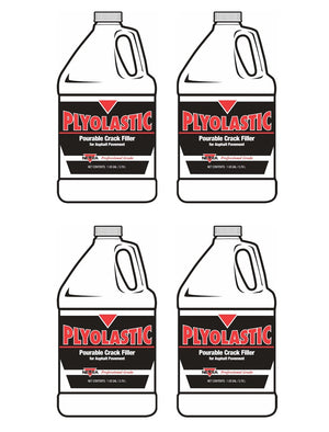 Plyolastic – Pourable Crack Filler Case of 4 - 1 Gal