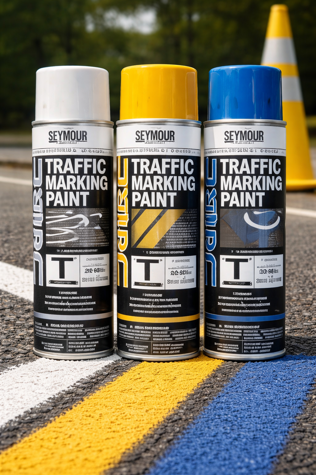 Stripe Traffic Marker Paint - Case of 12 Cans