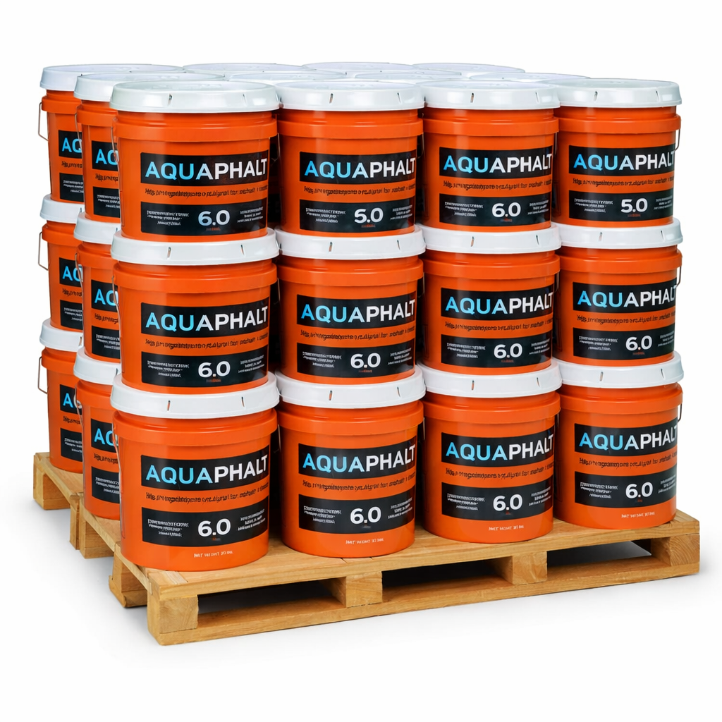 Pallet - Aquaphalt 6.0 Asphalt and Concrete Patch – 12, 24, 36