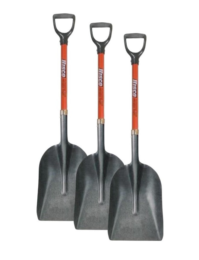 Hisco Eastern Pattern Asphalt Scoop Shovel Steel - Bundle Pack