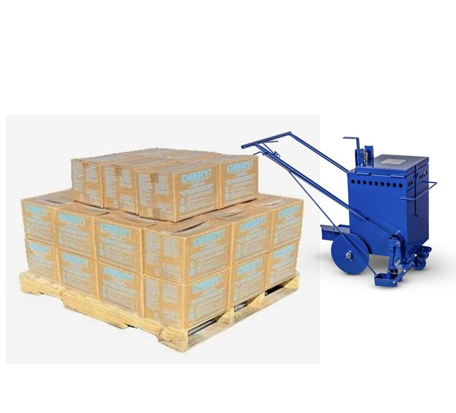 Fundidor/aplicador MA-10 - Rellenador de grietas Deery, 1/2 palé