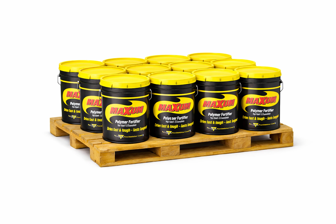 Maxum Pallet – Polymer Fortifier for Asphalt Emulsion Sealer