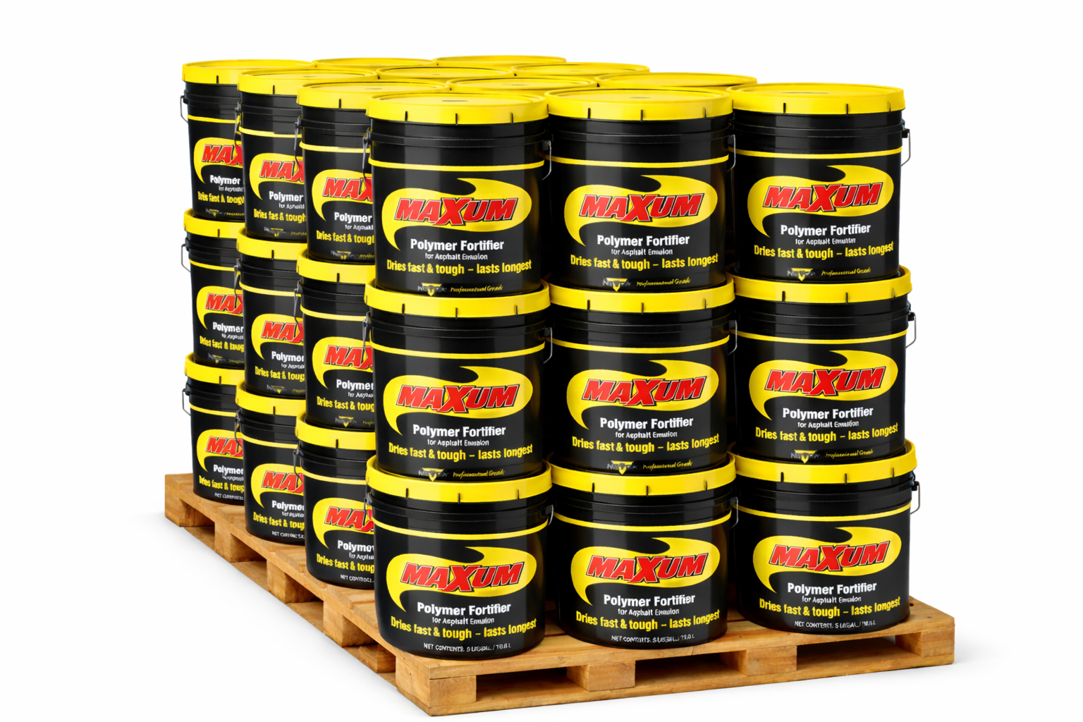 Maxum Pallet – Polymer Fortifier for Asphalt Emulsion Sealer