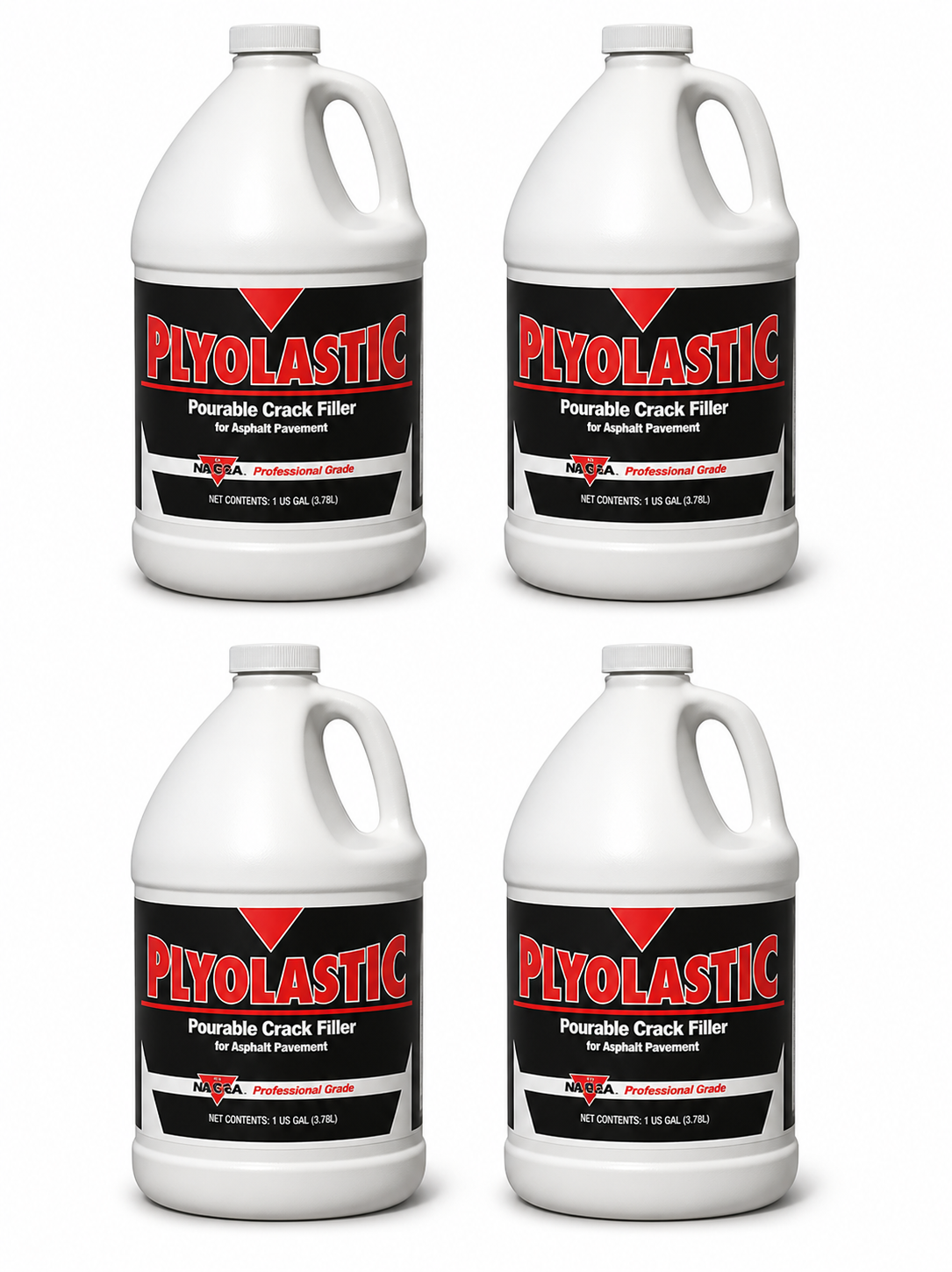 Plyolastic – Pourable Crack Filler Case of 4 - 1 Gal