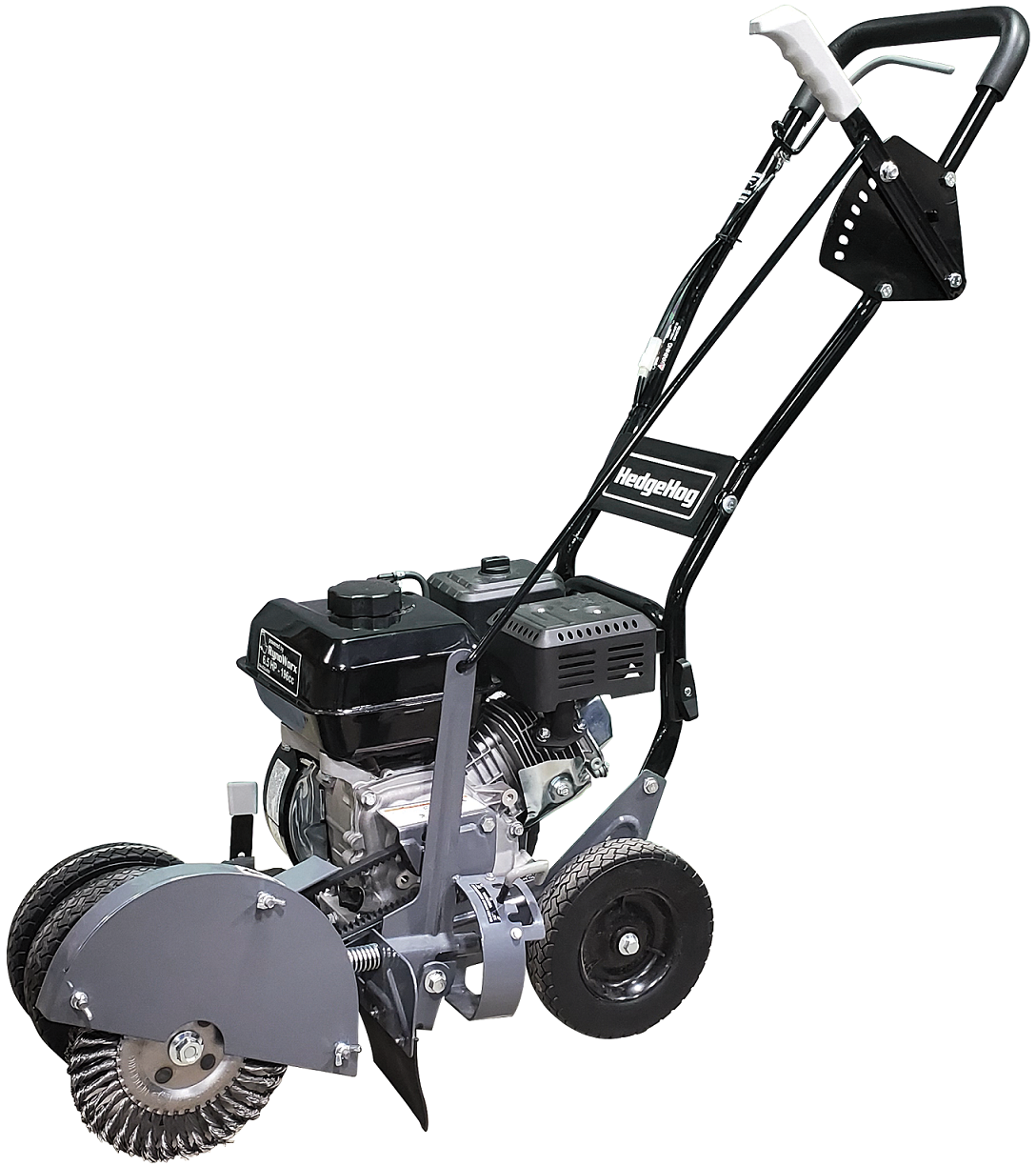 Hedgehog Lawn Edger with Crack Cleaning Kit - 6.5 HP 196 CC Engine