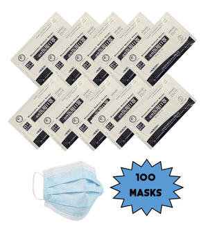 Surgical Face Masks - Sterile - 100 Masks