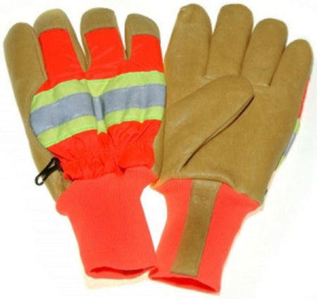 HomeLife Essentials Large Work Gloves NonSlip Latex Coated Orange NEW with  Tags