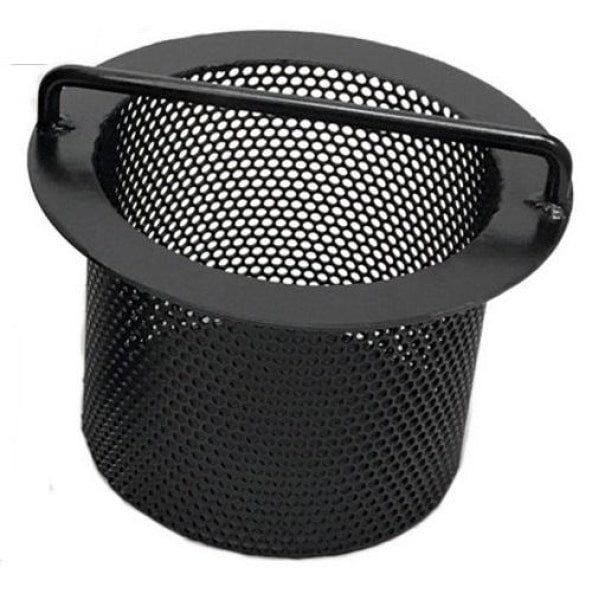 2 Gal Steel Sealcoat Strainer Basket For Filter Pot 3/16 Holes Free Shipping