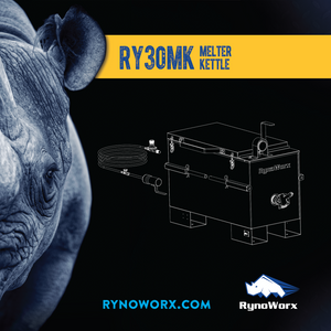 RY30MK Melter Hot Rubber Kettle - RynoWorx